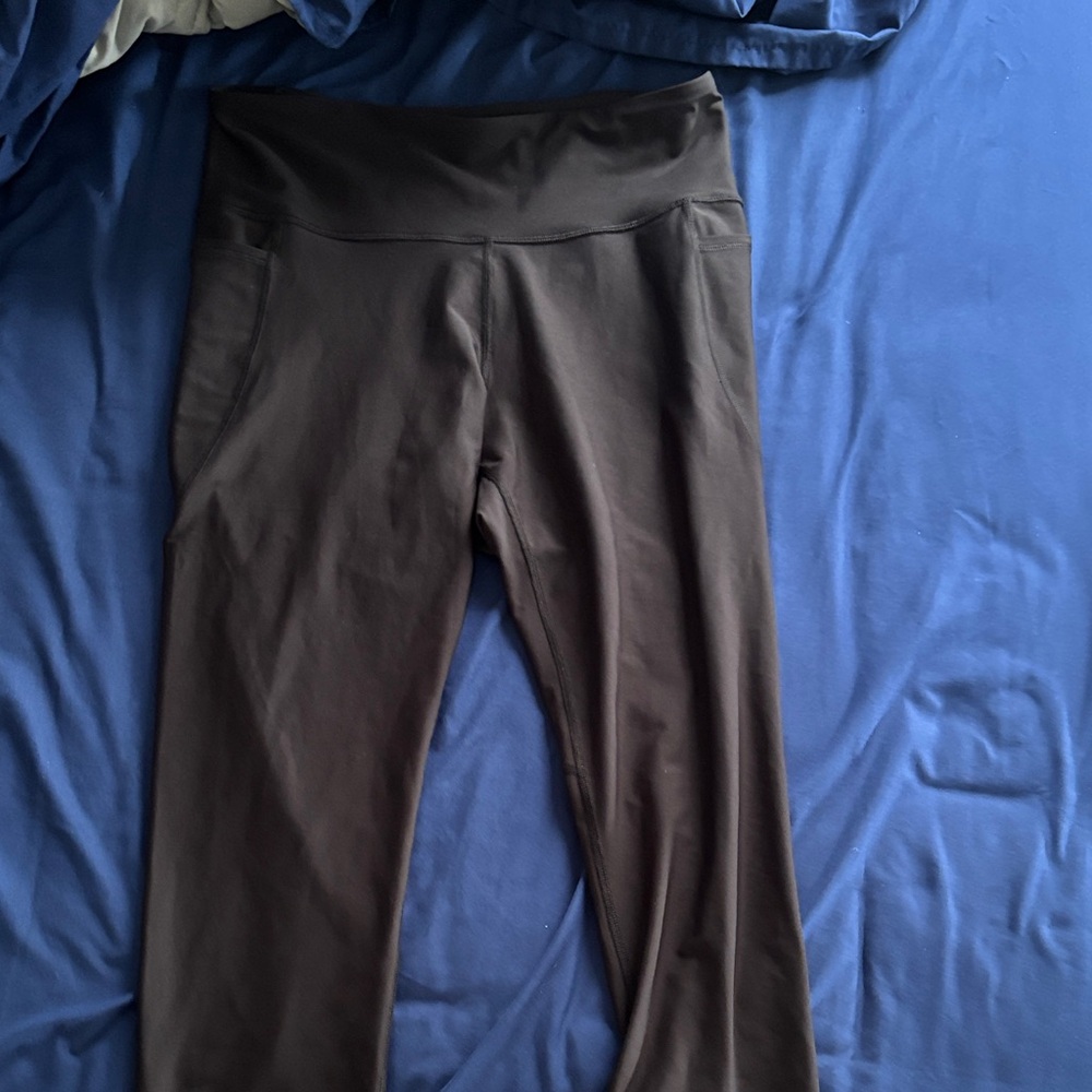 Black High-Waisted Compression Leggings